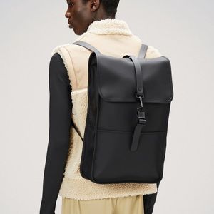 RAINS Waterproof Rucksack Backpack Mini Unisex Black New